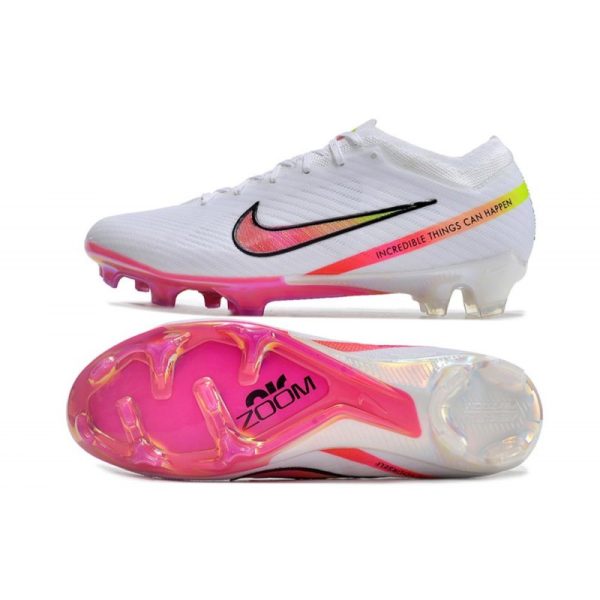 Nike Zoom Mercurial Vapor 15 Elite FG Neuf Blanc Rose