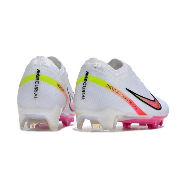 Nike Zoom Mercurial Vapor 15 Elite FG Neuf Blanc Rose