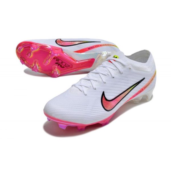 Nike Zoom Mercurial Vapor 15 Elite FG Neuf Blanc Rose
