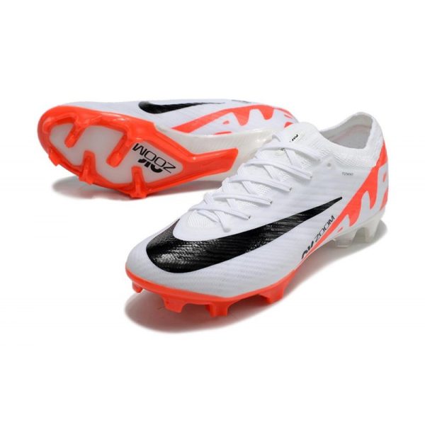 Nike Zoom Mercurial Vapor 15 Elite FG Neuf Blanc Rouge Noir