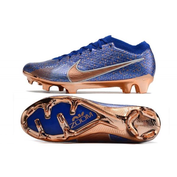 Nike Zoom Mercurial Vapor 15 Elite FG Neuf Bleu Cuivre Métallique