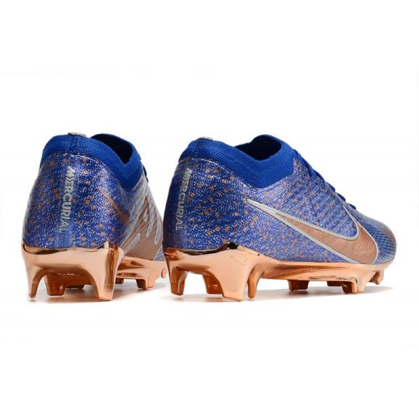 Nike Zoom Mercurial Vapor 15 Elite FG Neuf Bleu Cuivre Métallique