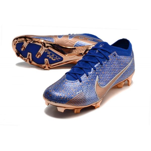 Nike Zoom Mercurial Vapor 15 Elite FG Neuf Bleu Cuivre Métallique