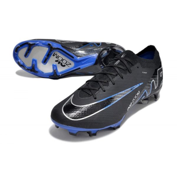 Nike Zoom Mercurial Vapor 15 Elite FG Neuf Noir Chrome Hyper Royal
