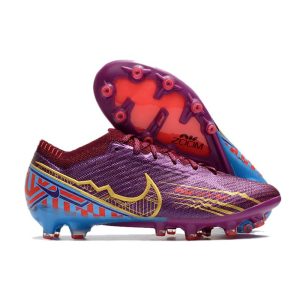 Nike Zoom Mercurial Vapor XV Elite AG-Pro KM Foncé Betterave Mtlc Vivid Or