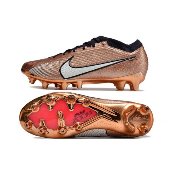 Nike Zoom Mercurial Vapor XV Elite AG-Pro Mbappe Cuivre Métallique