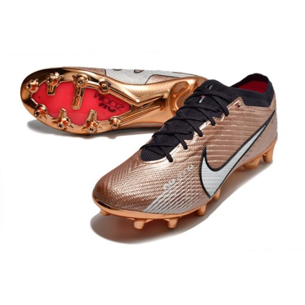 Nike Zoom Mercurial Vapor XV Elite AG-Pro Mbappe Cuivre Métallique