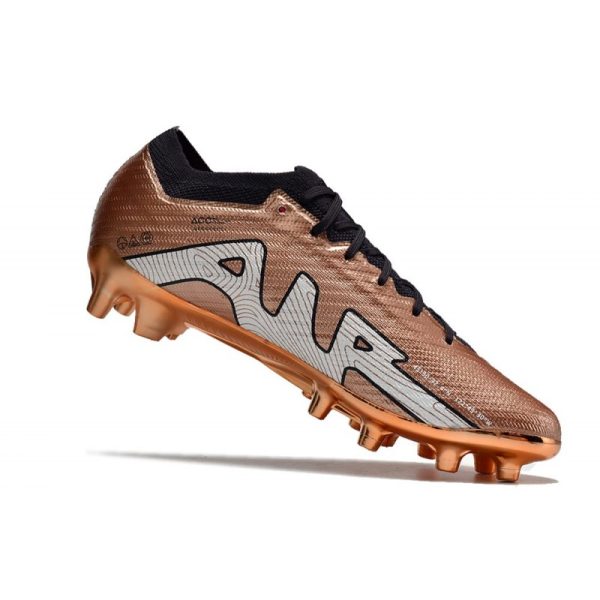 Nike Zoom Mercurial Vapor XV Elite AG-Pro Mbappe Cuivre Métallique
