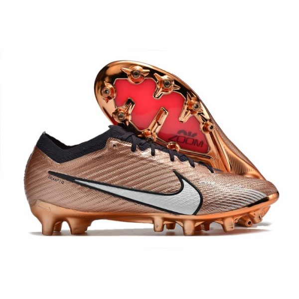 Nike Zoom Mercurial Vapor XV Elite AG-Pro Mbappe Cuivre Métallique
