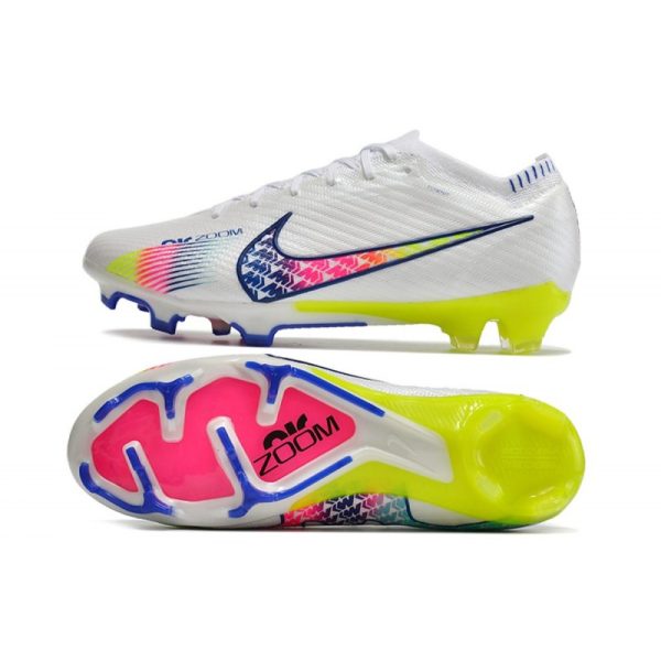 Nike Zoom Mercurial Vapor XV Elite FG Blanc Bleu