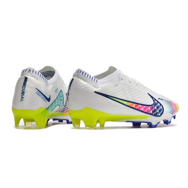 Nike Zoom Mercurial Vapor XV Elite FG Blanc Bleu
