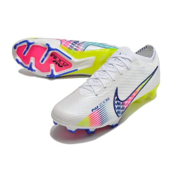 Nike Zoom Mercurial Vapor XV Elite FG Blanc Bleu