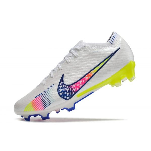 Nike Zoom Mercurial Vapor XV Elite FG Blanc Bleu