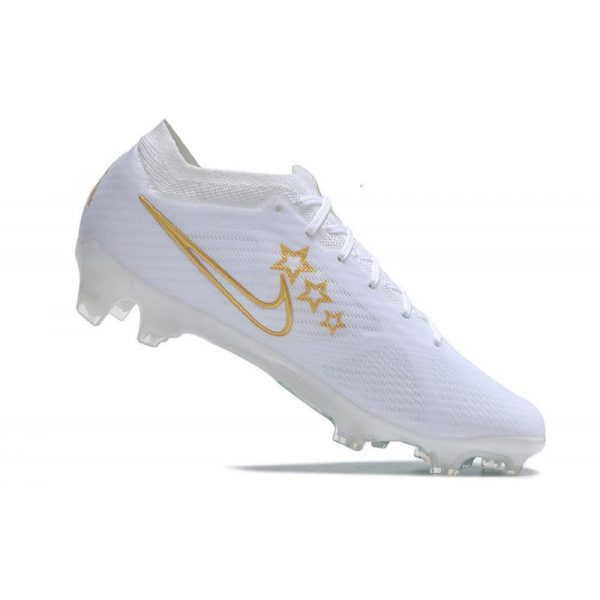 Nike Zoom Mercurial Vapor XV Elite FG Blanc Bleu Or