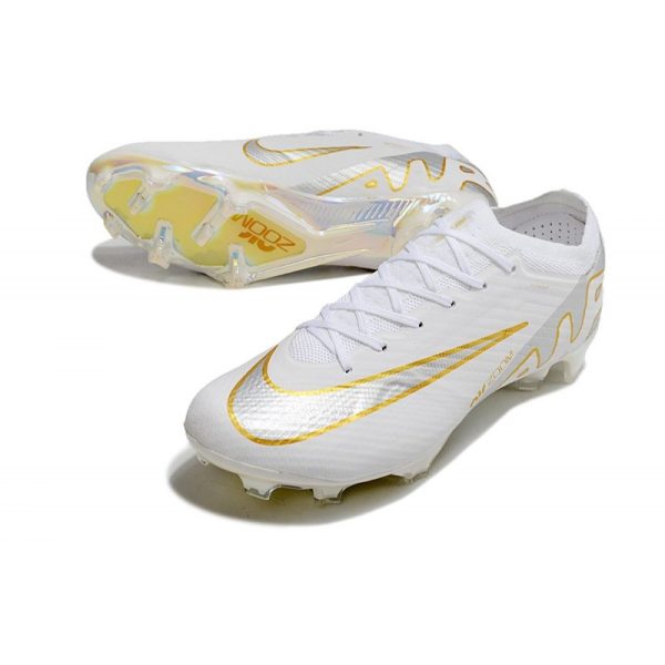 Nike Zoom Mercurial Vapor XV Elite FG Blanc Or