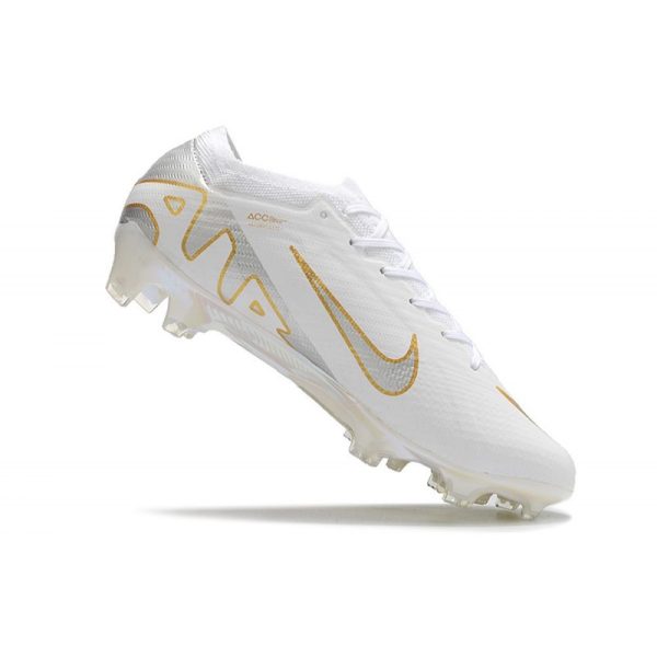 Nike Zoom Mercurial Vapor XV Elite FG Blanc Or