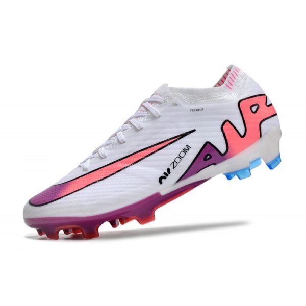 Nike Zoom Mercurial Vapor XV Elite FG Blanc Rose Bleu