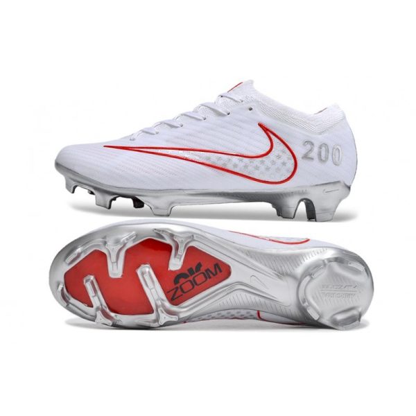 Nike Zoom Mercurial Vapor XV Elite FG Blanc Rouge