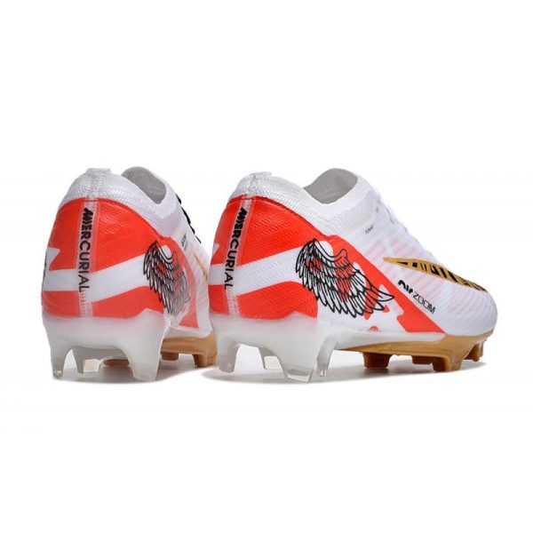 Nike Zoom Mercurial Vapor XV Elite FG Blanc Rouge Or
