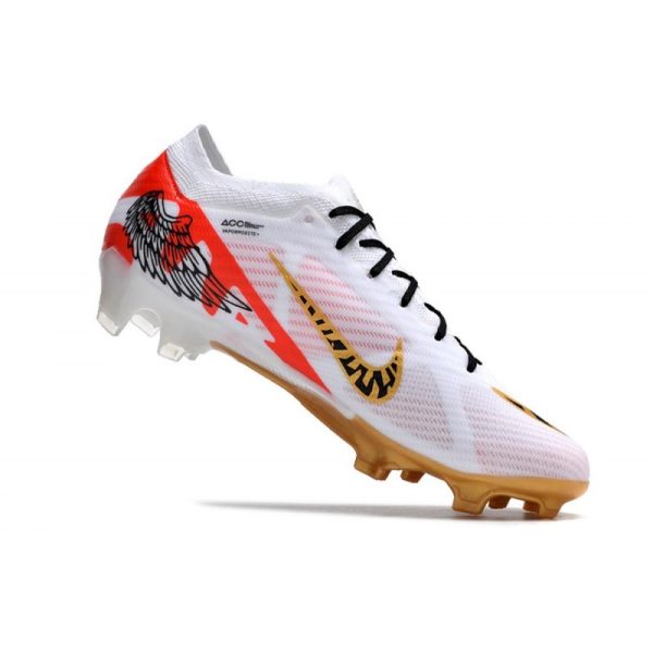 Nike Zoom Mercurial Vapor XV Elite FG Blanc Rouge Or