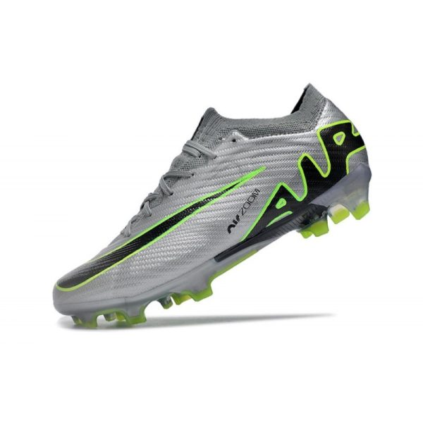 Nike Zoom Mercurial Vapor XV Elite FG Gris Noir Vert