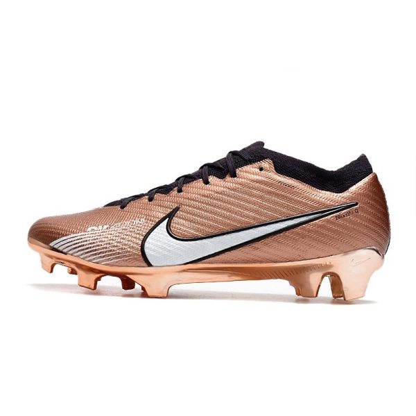 Nike Zoom Mercurial Vapor XV Elite FG Mbappe Cuivre Métallique
