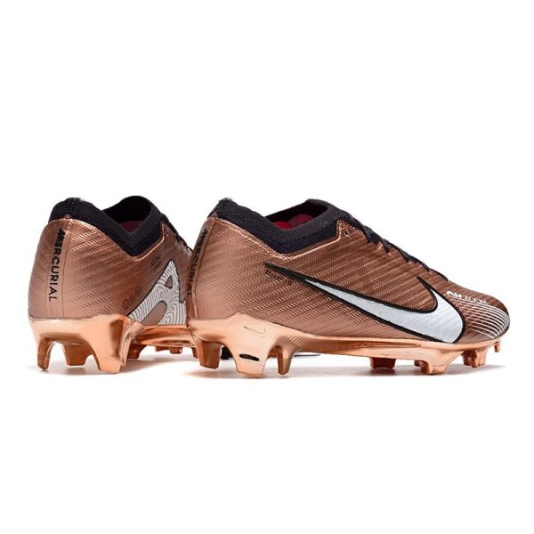Nike Zoom Mercurial Vapor XV Elite FG Mbappe Cuivre Métallique