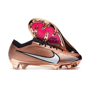 Nike Zoom Mercurial Vapor XV Elite FG Mbappe Cuivre Métallique