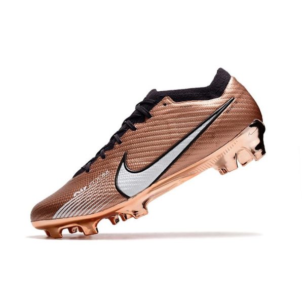 Nike Zoom Mercurial Vapor XV Elite FG Mbappe Cuivre Métallique