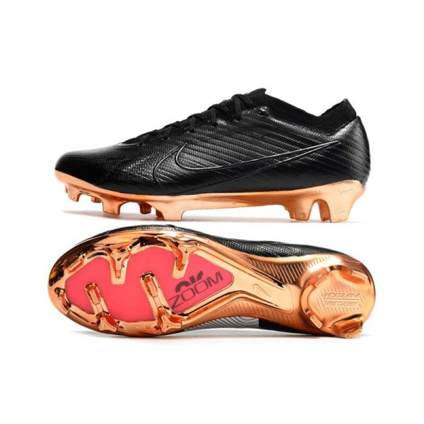 Nike Zoom Mercurial Vapor XV Elite FG Noir Cuivre Métallique