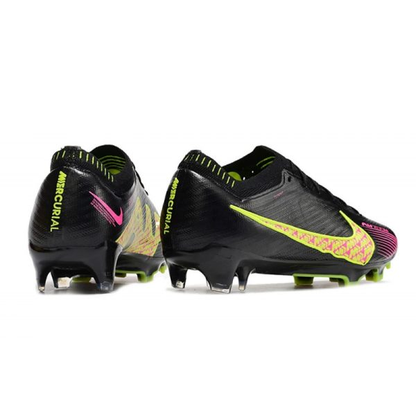Nike Zoom Mercurial Vapor XV Elite FG Noir Jaune Rose