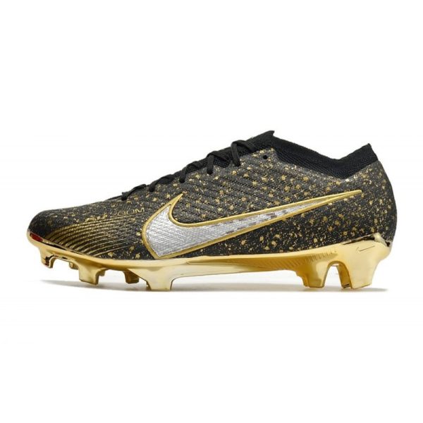 Nike Zoom Mercurial Vapor XV Elite FG Noir Or Argent