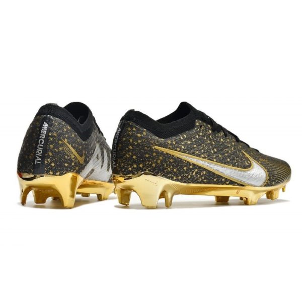 Nike Zoom Mercurial Vapor XV Elite FG Noir Or Argent