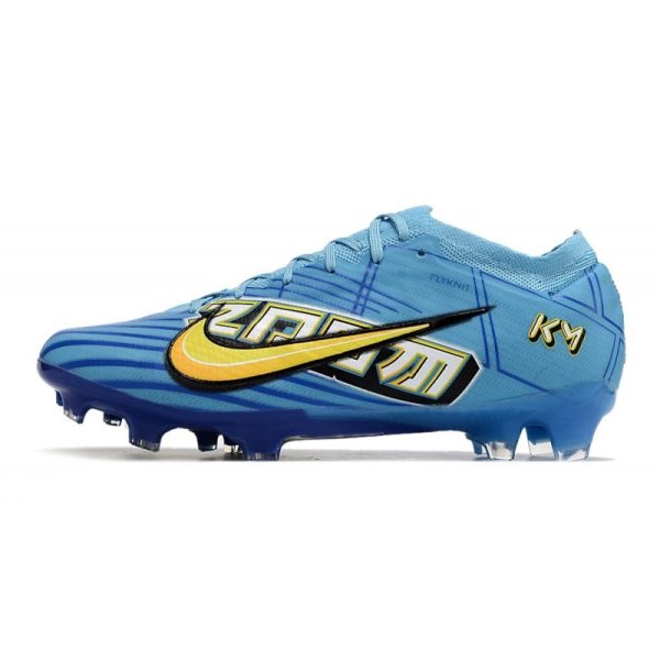 Nike Zoom Mercurial Vapor XV Elite FG X Mbappe Bleu Baltique Blanc