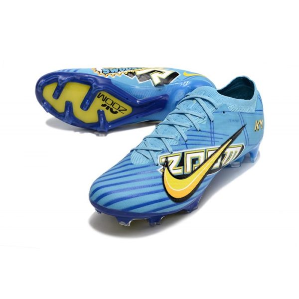Nike Zoom Mercurial Vapor XV Elite FG X Mbappe Bleu Baltique Blanc