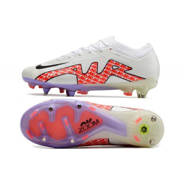 Nike Zoom Mercurial Vapor XV Elite Sg Pro Blanc Noir Rouge