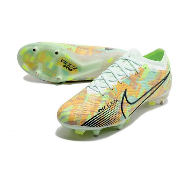 Nike Zoom Mercurial Vapor XV Elite Sg Pro Bonded - Vert Bleu Orange