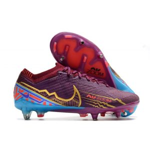 Nike Zoom Mercurial Vapor XV Elite Sg Pro KM Foncé Betterave Mtlc Vivid Or
