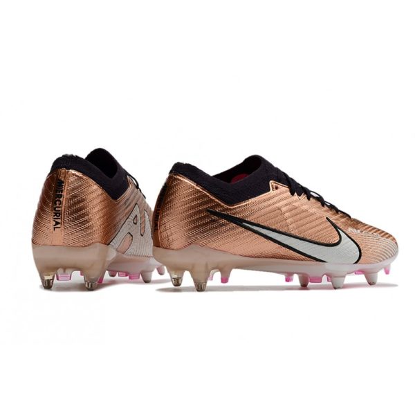 Nike Zoom Mercurial Vapor XV Elite Sg Pro Mbappe Cuivre Métallique