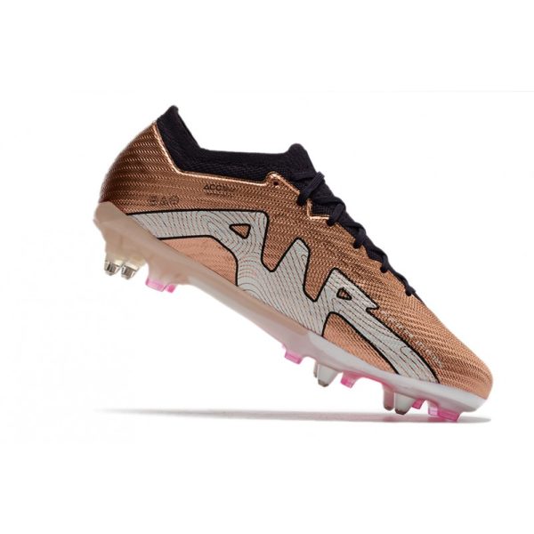 Nike Zoom Mercurial Vapor XV Elite Sg Pro Mbappe Cuivre Métallique