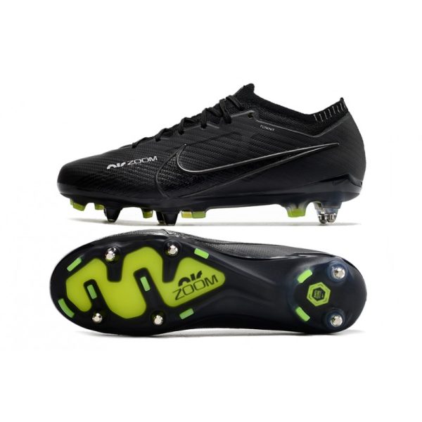 Nike Zoom Mercurial Vapor XV Elite Sg Pro Shadow - Noir Gris Blanc Jaune Fluo