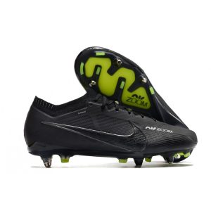 Nike Zoom Mercurial Vapor XV Elite Sg Pro Shadow - Noir Gris Blanc Jaune Fluo