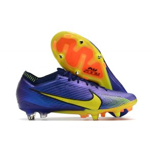Chaussures de Football Nike Zoom Mercurial Vapor XV Elite Sg Pro Violet Jaune