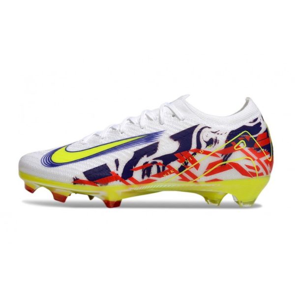 Nike Zoom Mercurial Vapor XVI Elite FG Neuf Blanc Jaune Violet Rouge