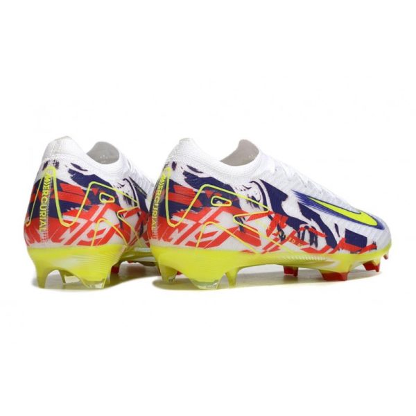 Nike Zoom Mercurial Vapor XVI Elite FG Neuf Blanc Jaune Violet Rouge