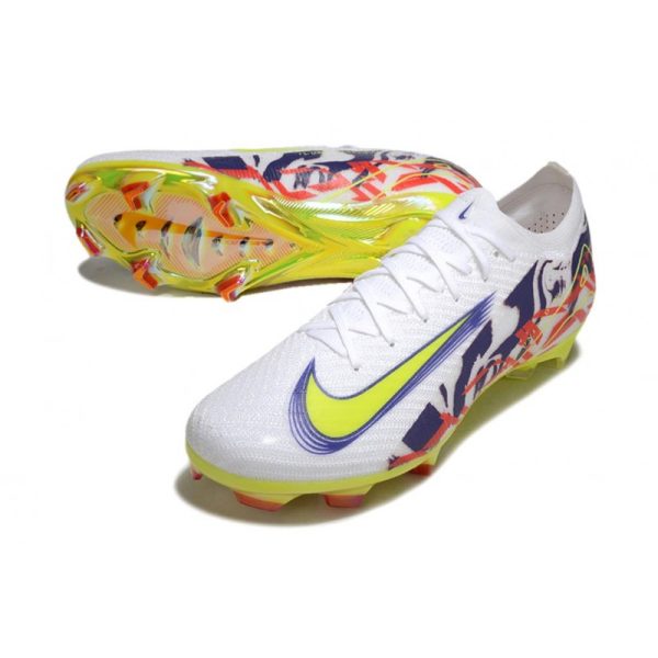 Nike Zoom Mercurial Vapor XVI Elite FG Neuf Blanc Jaune Violet Rouge