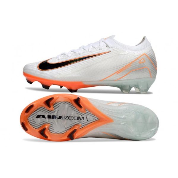 Nike Zoom Mercurial Vapor XVI Elite FG Neuf Blanc Orange Noir