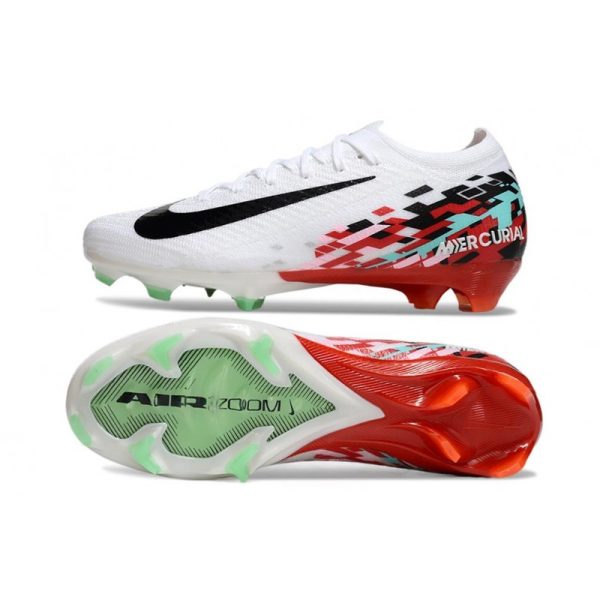 Nike Zoom Mercurial Vapor XVI Elite FG Neuf Blanc Rouge Noir