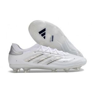adidas Copa Pure II Elite+ FG Crampons Blanc Blanc Argent Mét