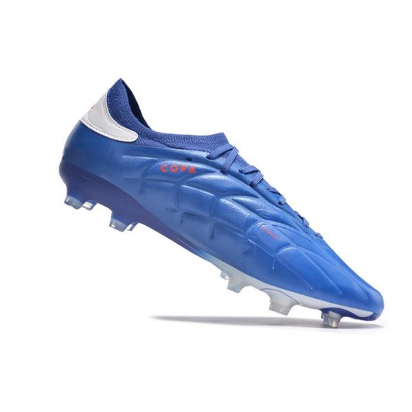 adidas Copa Pure II Elite+ FG Crampons Bleu Lucide Blanc Rouge Solaire